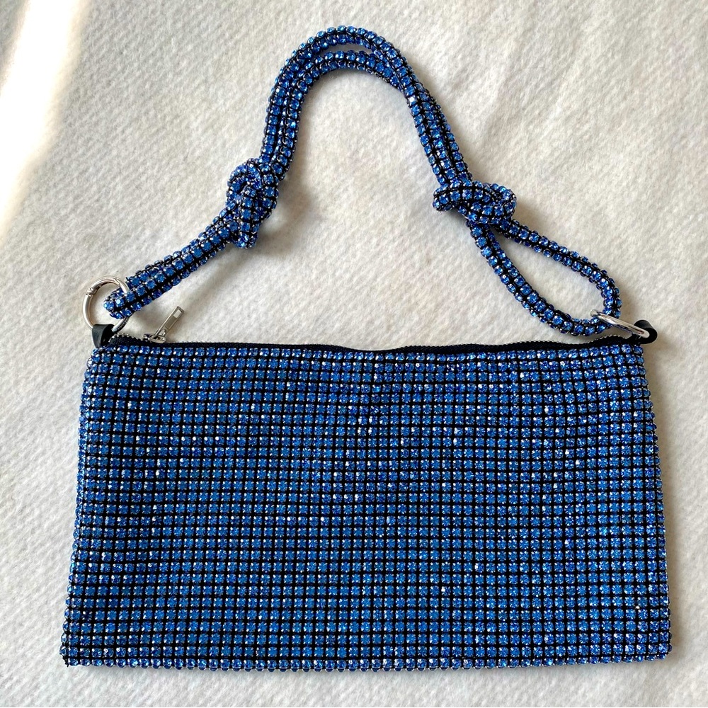 Blue Glitter Bag